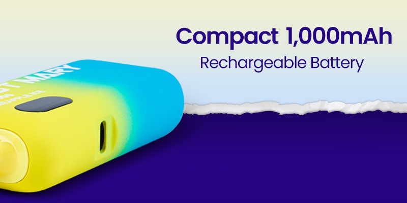 Lost Mary BM6000 Pod Kit, 1000mAh Rechargeable Battery, USB-C Charging