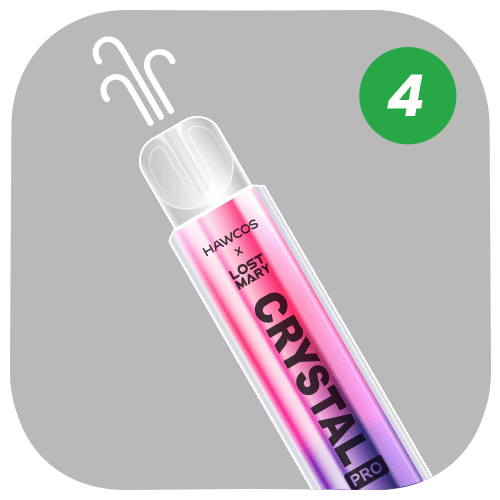 Vape Your Hawcos x Lost Mary Crystal Pro