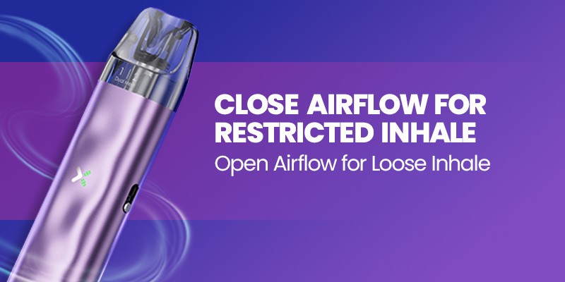 Adjustable Airflow, Loose or Restricted