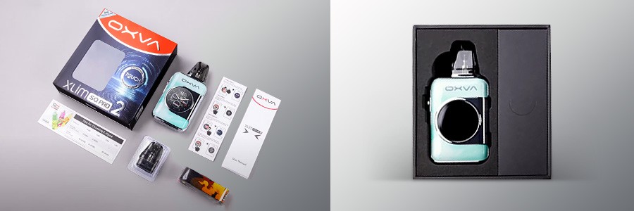 Oxva Xlim SQ Pro 2 Kit Packaging Contents