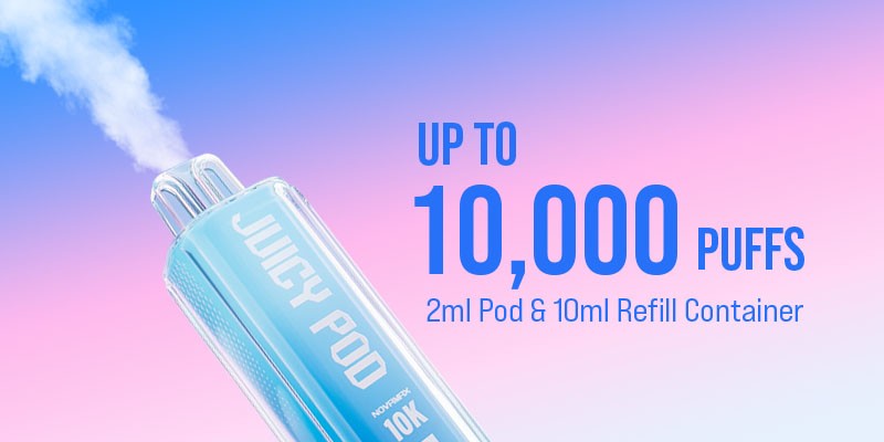 Novamax 10K, Up To 10000 Puffs, MTL Vaping