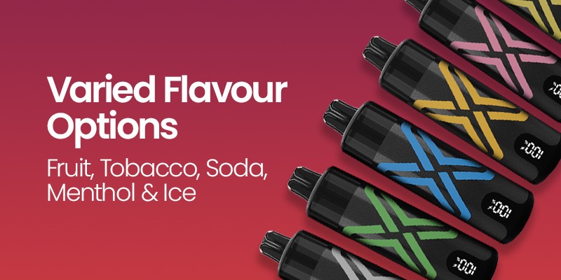 Ayce X Flavours, Fruit, Tobacco, Menthol, Ice, Soda