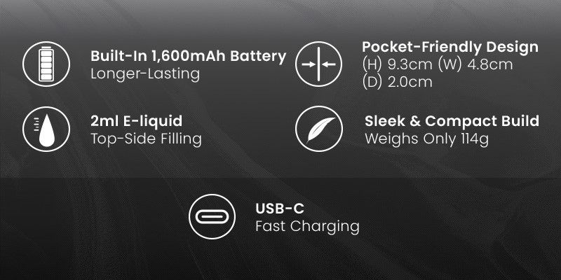 Oxva Xlim SQ Pro 2 Specs