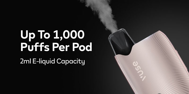 Vuse Ultra Prefilled Pods, 2ml E-Liquid, 20mg Nic Salt, 1000 Puffs