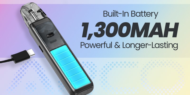 Arco Max, 1300mAh Built-In Battery, USB-C Charging