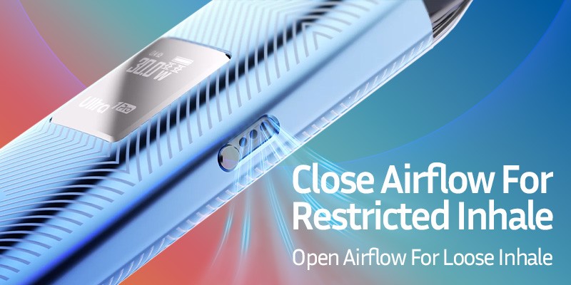 Adjustable Airflow, Loose or Restricted