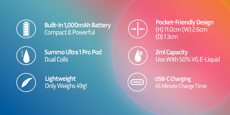 Summo Ultra1 Pro Specs