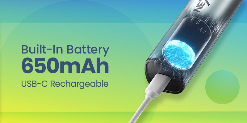 Nexel Aero 7K 650mAh built-in battery