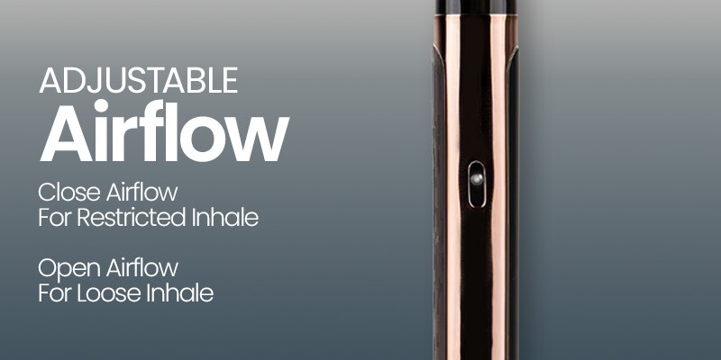 Adjustable Airflow, Loose or Restricted
