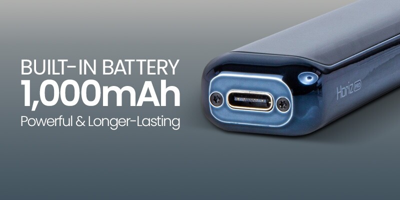 Allo Horiz Pro, 1000mAh Built-In Battery, USB-C Rechargeable