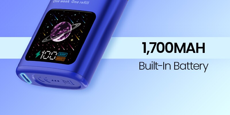 Smok TFOS, 1700mAh Built-In Battery, USB-C Rechargeable