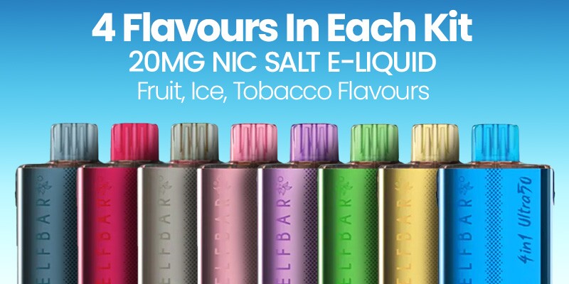 Elf Bar 4in1 Ultra 50 20mg nic salt e-liquid