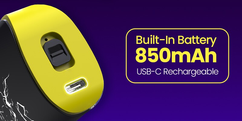Nexel Thunder 15K 850mAh built-in battery