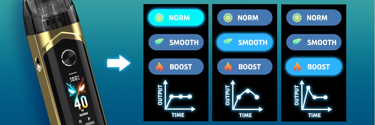 Smok Nord 6 Power Modes