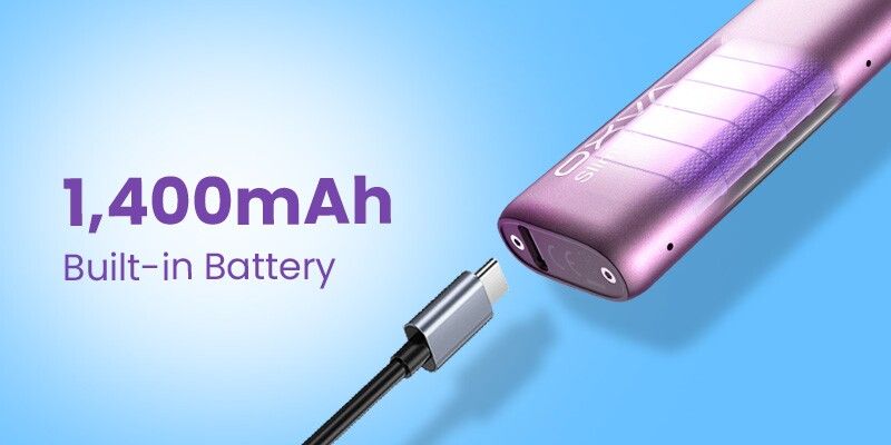 OXVA SlimStick X pod vape 1400mAh battery