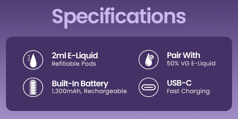 Aspire Flexus SE pod vape kit specs