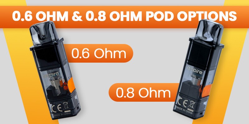 Gotek pods in 0.6 Ohm and 0.8 Ohm resistances