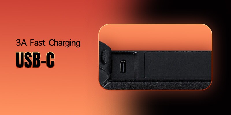 Drag 6 3A USB-C fast charging