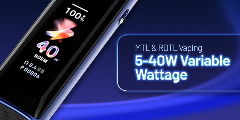 Novo 6 Ultra 5-40W, MTL & RTDL Vaping