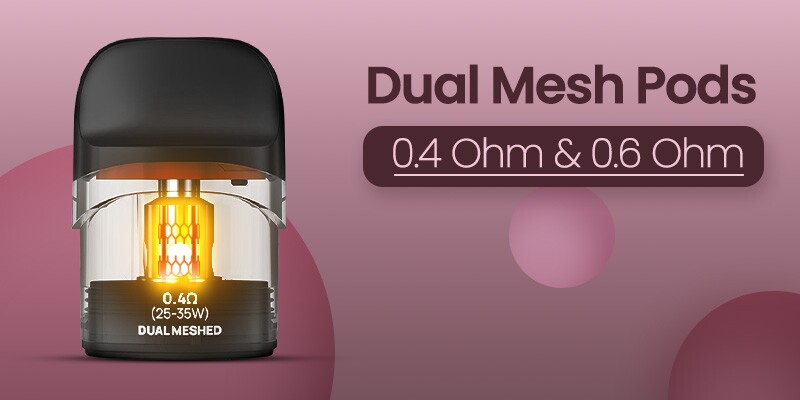 Luxe Q compatible pods, MTL & RDTL vaping