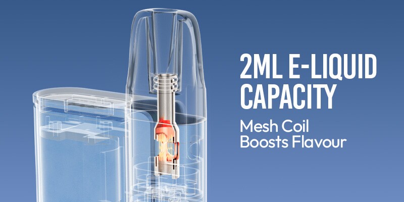 Innokin Ez Leva pod with mesh coil