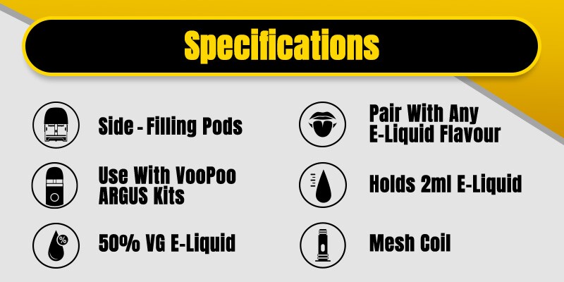 Voopoo Argus pod specs