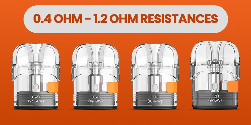 Aspire Pixo pod resistances