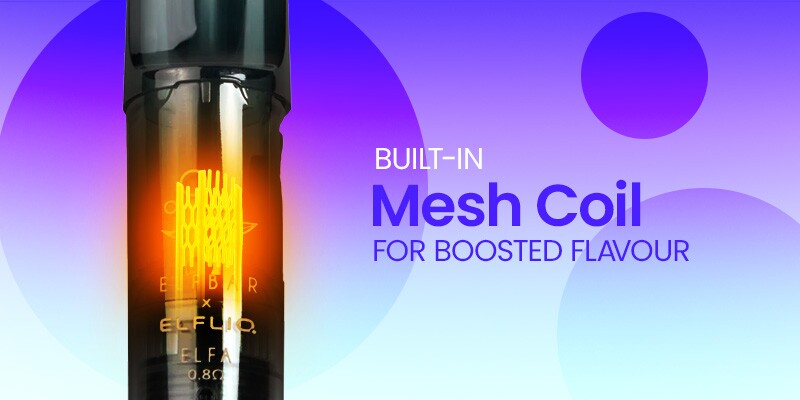 Elfliq Elfa turbo QUAQ mesh coil