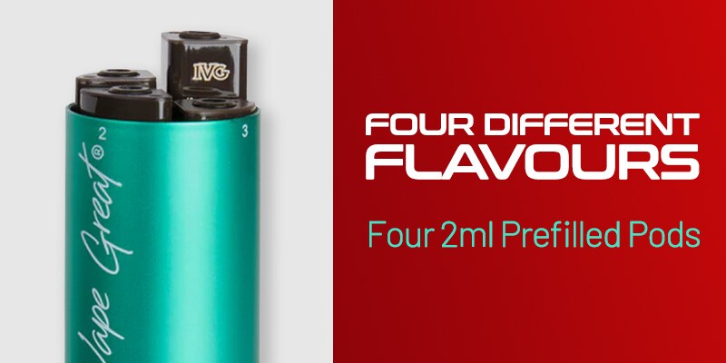 IVG 2400 Four Prefilled 2ml Pods