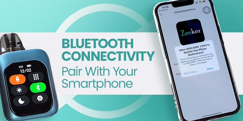 The Ursa Baby Pro 3 has Bluetooth connectivity