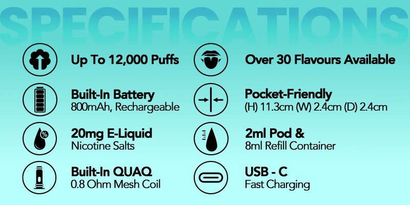 Elf Bar Plus12 specs