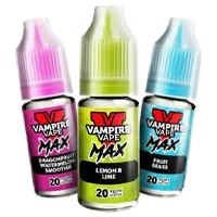 Vampire Vape Max range illustration