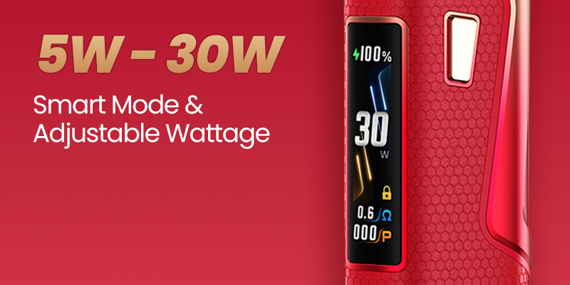 Aegis Nano 3 smart mode and adjustable wattage