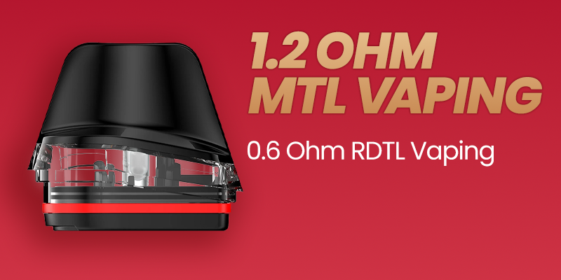 Geekvape N pods, 1.2 Ohm and 0.6 Ohm, MTL and RDTL