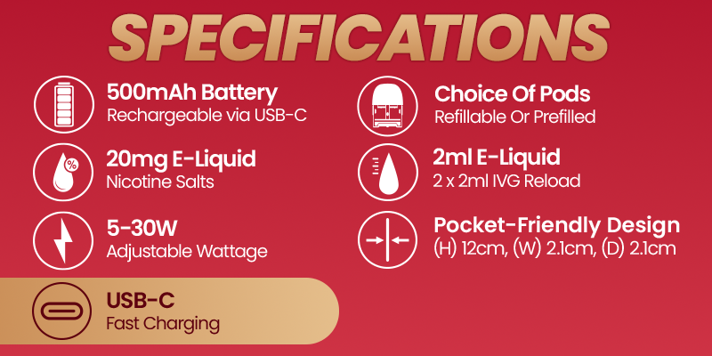 Geekvape Nano 3 specs