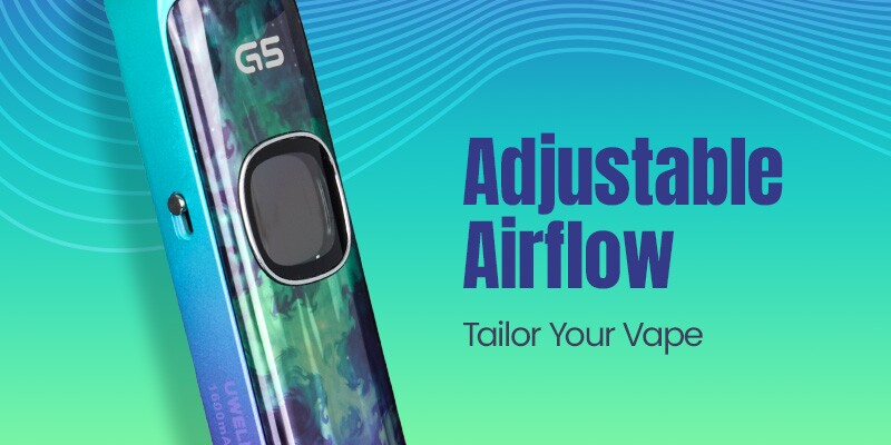Caliburn G5 Adjustable Airflow