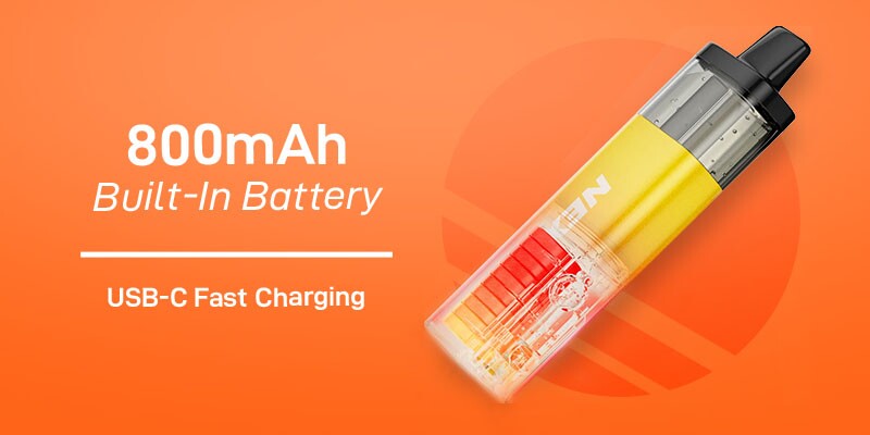 The Voopoo Nexay Crush 10K Features An 800mAh Built-In Battery