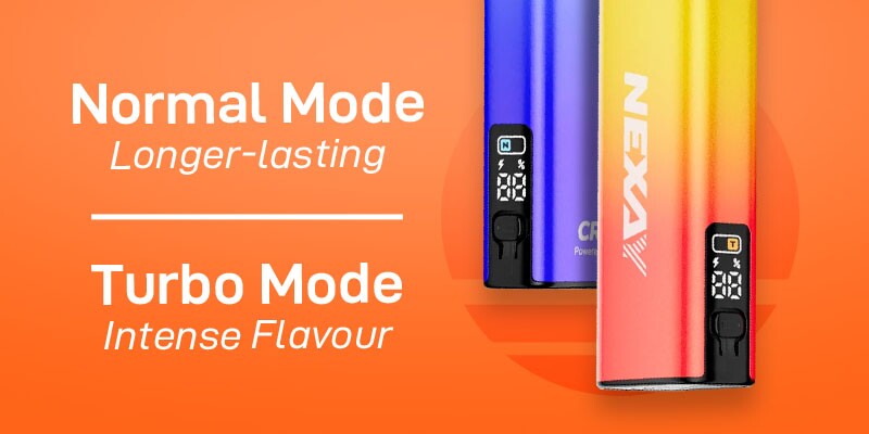 Nexay Crush 10K Dual Modes, Normal Mode And Power Mode