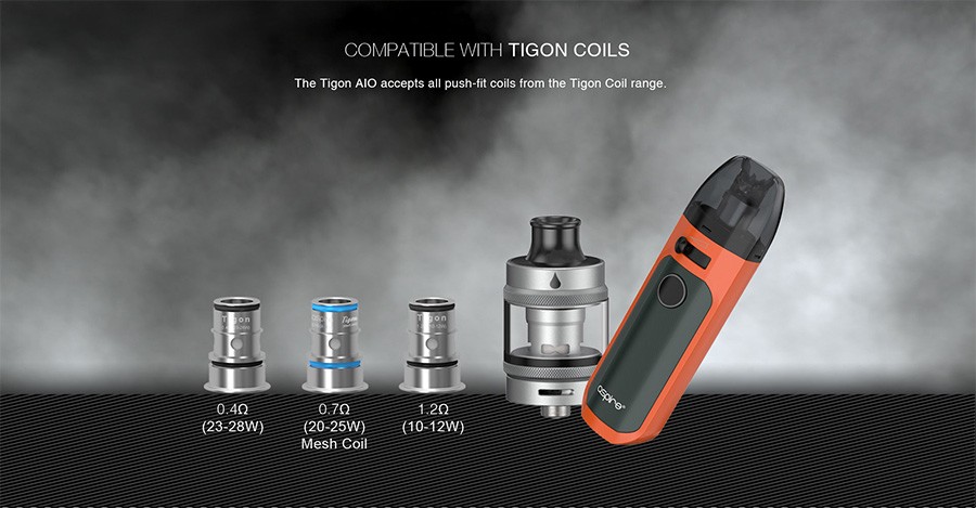 Experience enhanced or reduced cloud production to suit your style, with the range of Tigon replacement coils.