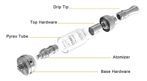 Aspire Nautilus Mini Tank | 2ml Capacity | Adjustable Airflow Aspire Nautilus Mini Tank | 2ml Capacity | Adjustable Airflow