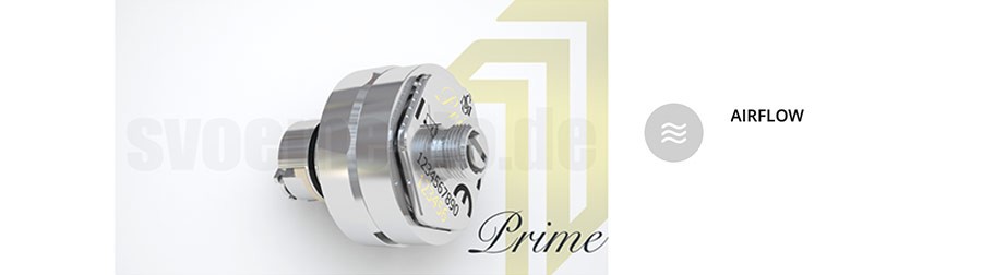 The 22mm Kayfun Prime Nite DLC SE is a high end RTA which features six airflow settings.