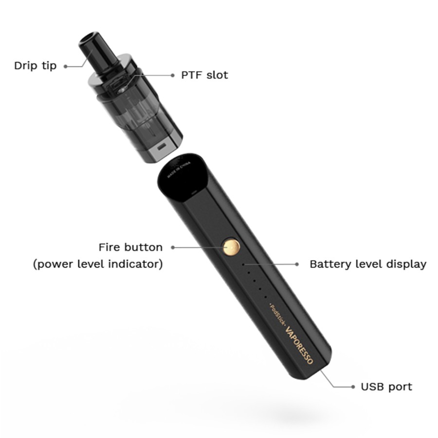 The Vaporesso PodStick vape kit is a simple to use, innovative pod device.