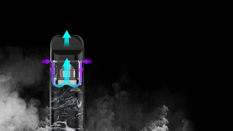 An innovative U-shaped airflow enables the Novo 2 to deliver a consistent vape.