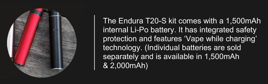 The Endura T20-S kit features a range of safety features to protect the device.