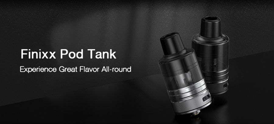 The Finnix 2ml pod tank features a bottom fill method, adjustable airflow and is compatible with the BP coil series.