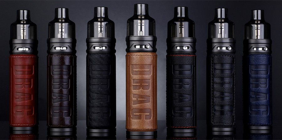 The VooPoo Drag S pod vape kit is a sub ohm kit that features a sleek design and a luxury feel.