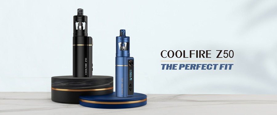 the Innokin Coolfire Z50 vape kit is reliable and simple, for vapers of all experience levels.