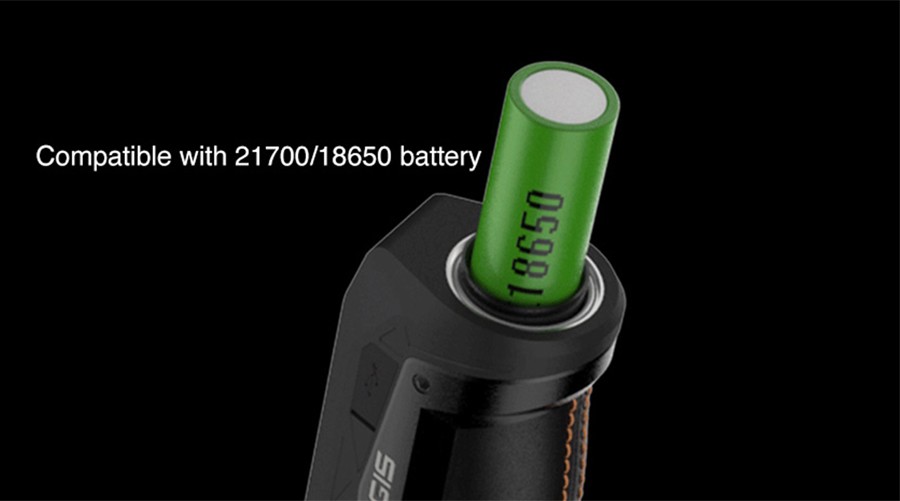 Powered by either a 18650 battery or 21700 battery, the GeekVape Max kit offers a high 100W output and improved battery life.
