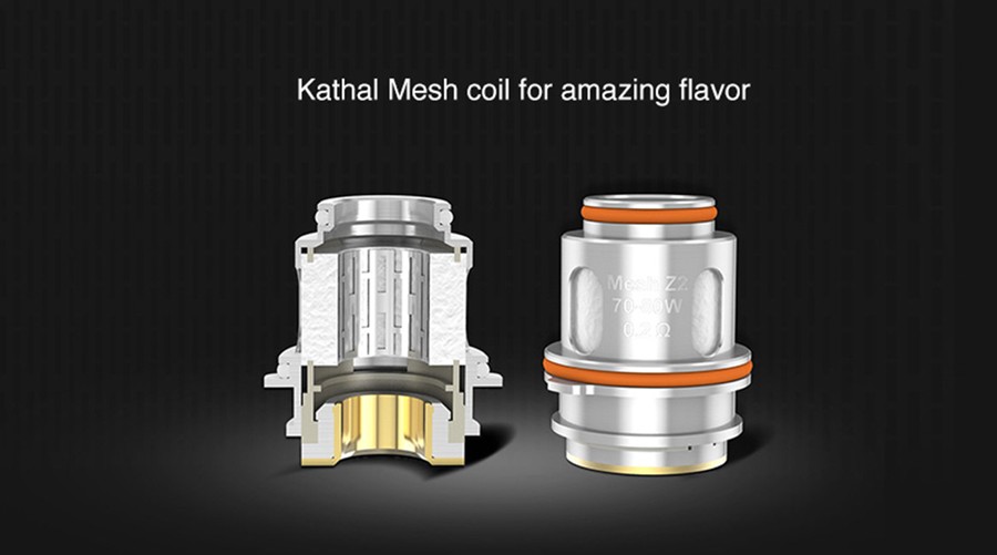 The GeekVape Zeus mesh coils feature a 0.2 Ohm resistance and a mesh coil build for improved flavour.
