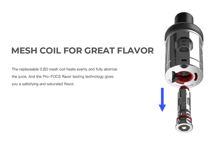 Designed to support MTL vaping and producing a discreet amount of vapour, the Uwell UN2 mesh coils deliver better flavour from eliquid and feature a self-cleaning element.